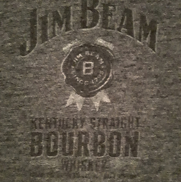 LevelWear/Jim Beam Kentucky Straight Bourbon Whiskey Womens (Med) Vneck Teeshirt - Picture 7 of 10
